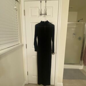 Lulu's Classic Black Long Sleeve Dress